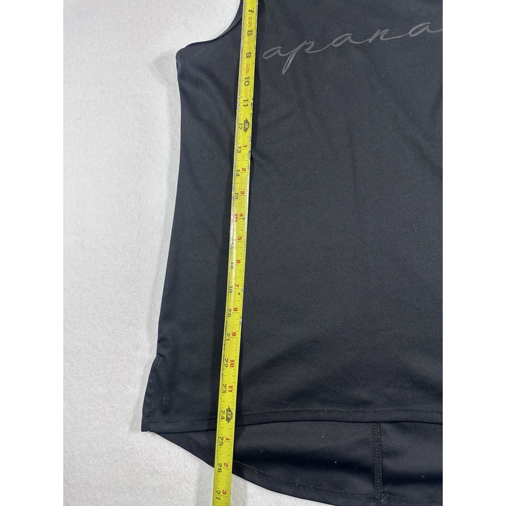 Apana Women's S Small Black Tank Top Performance Yoga Running Workout Shirt - Picture 5 of 9
